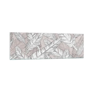 Glass picture - Storm of Feathers - 160x50 cm