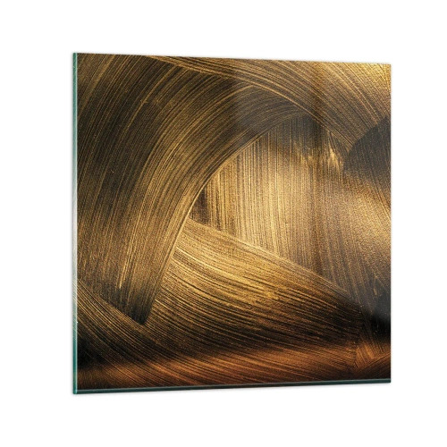 Glass picture - In a Golden Labirynth - 50x50 cm