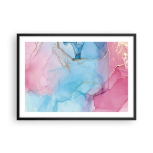 Poster in black frame - Encounter and Permeation - 70x50 cm