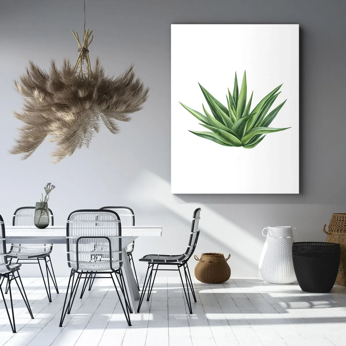 Canvas picture - Green - Power - Life - 50x70 cm