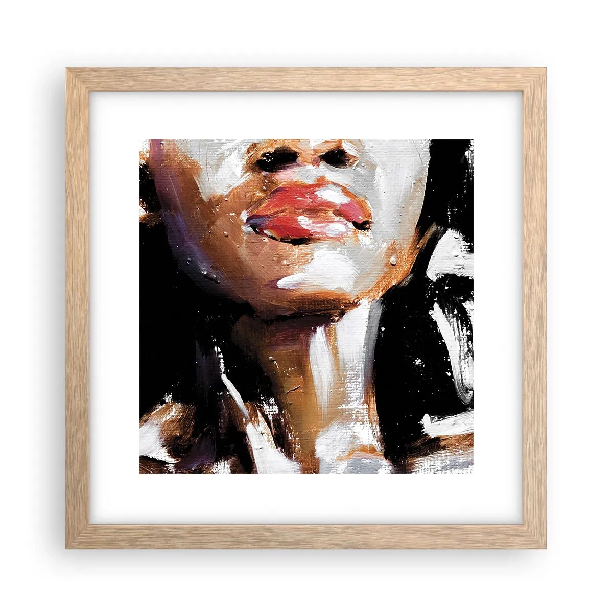 Poster in light oak frame - Pride without Prejudice - 30x30 cm