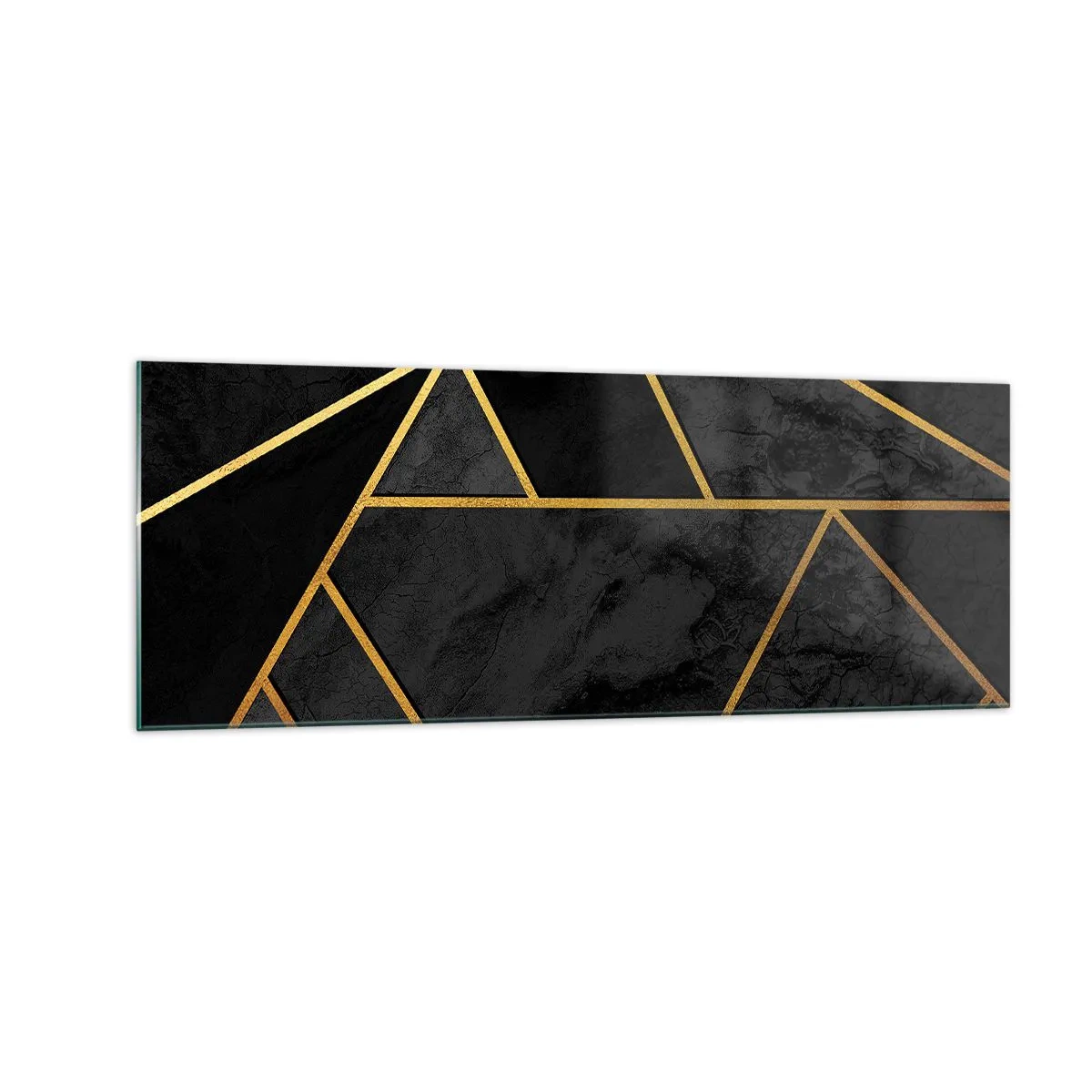 Glass picture - Darkness and Brighness - 140x50 cm