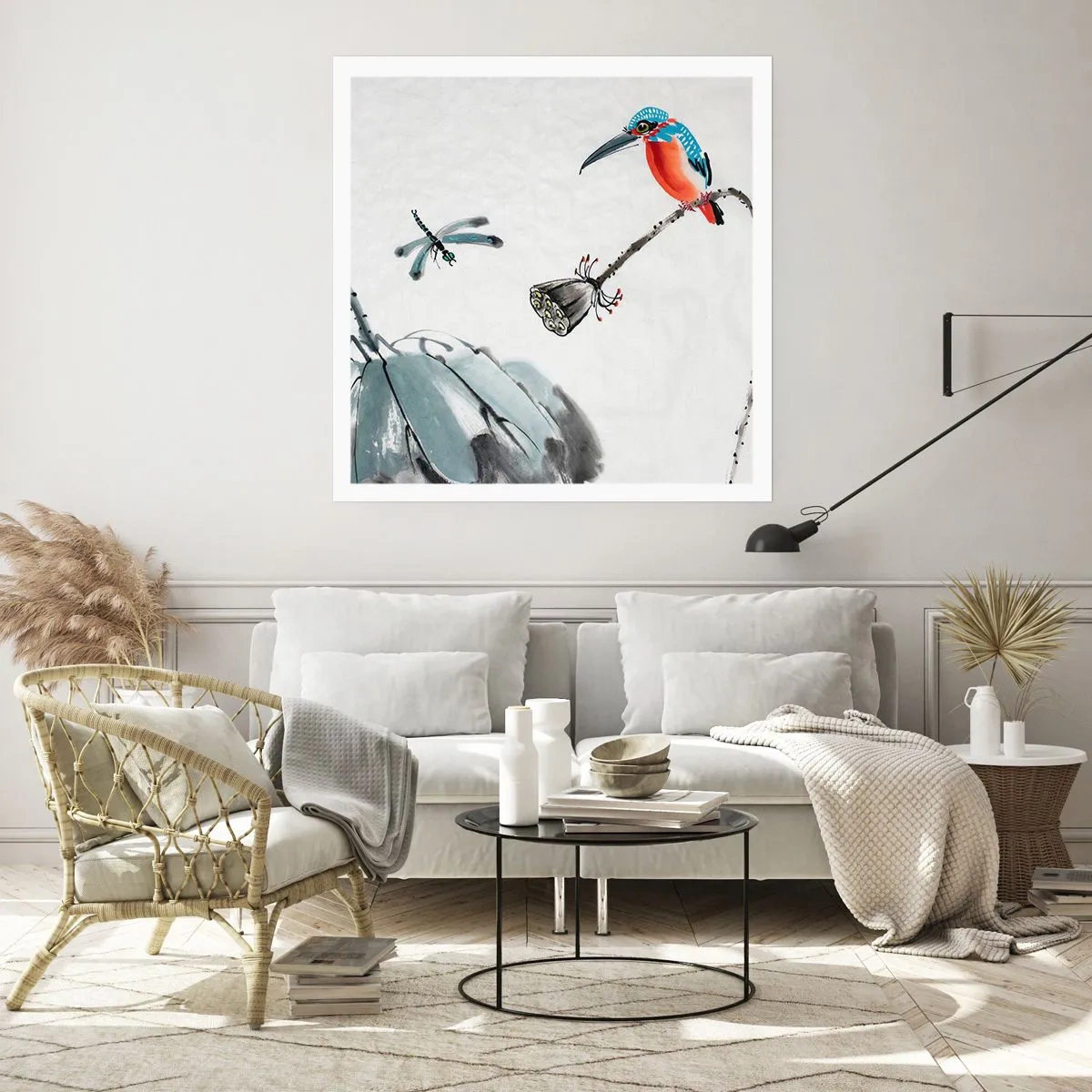 Poster - Life of a Meadow - 50x50 cm