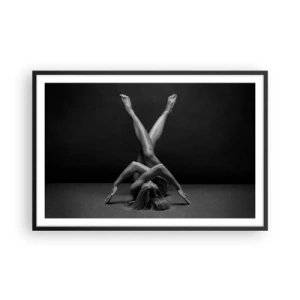 Poster in black frame - Geometry of Nakedness - 91x61 cm