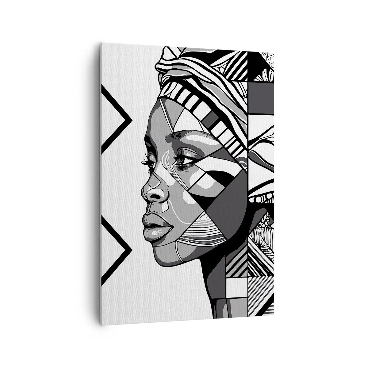 Canvas picture - Ethnic Portrait - 70x100 cm