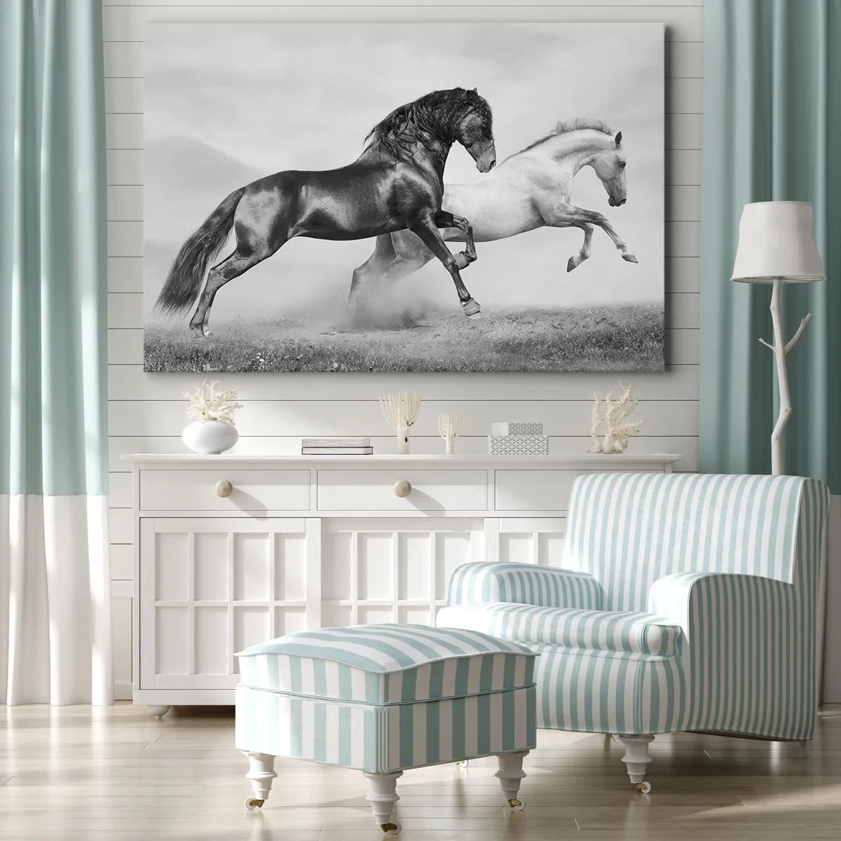 Canvas picture - Angels and Demons - 120x80 cm