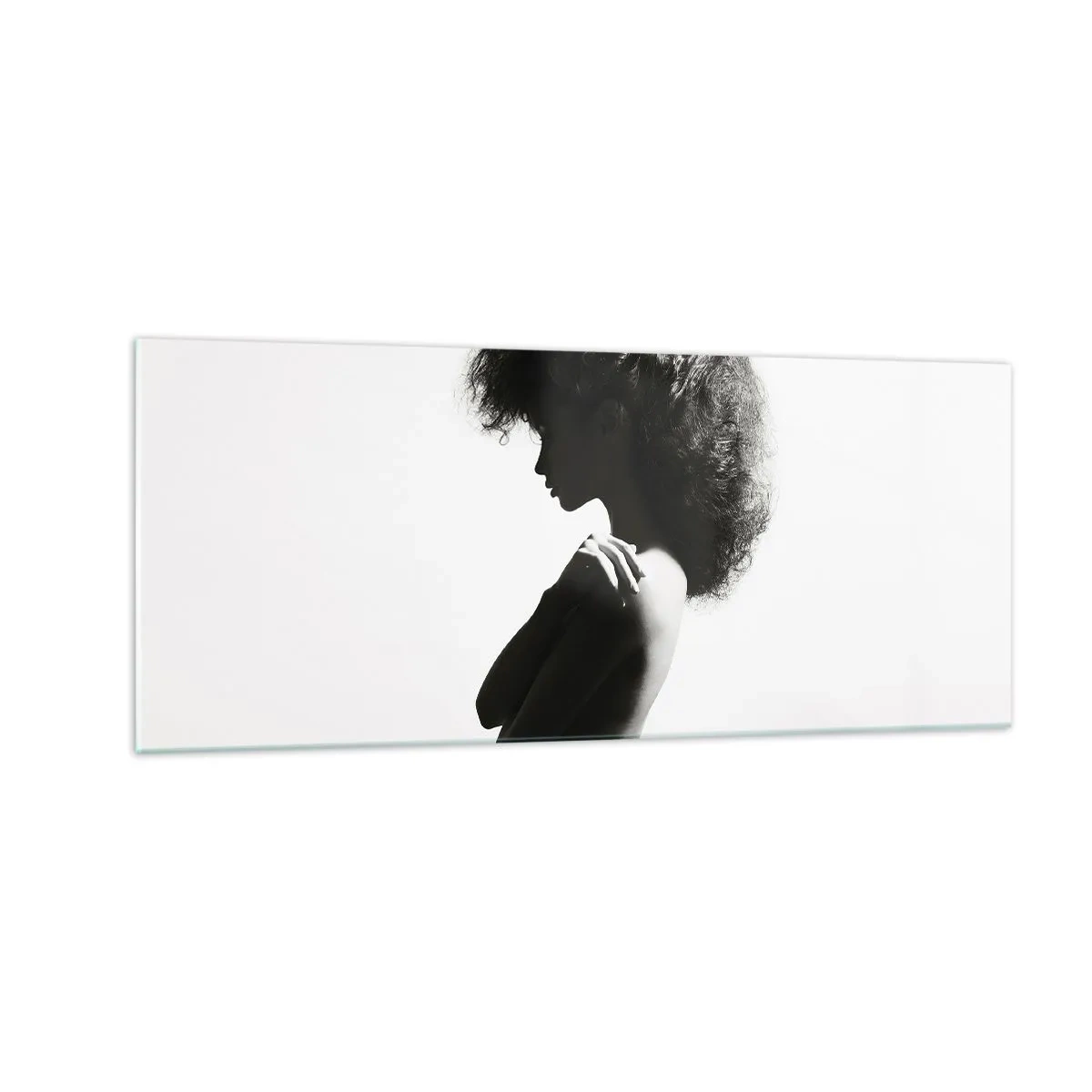 Glass picture - Like a Flower on a Thin Stem - 100x40 cm