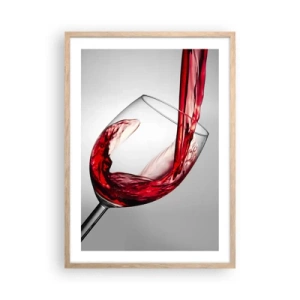 Poster in light oak frame - Colour - Movement - Sound - 50x70 cm
