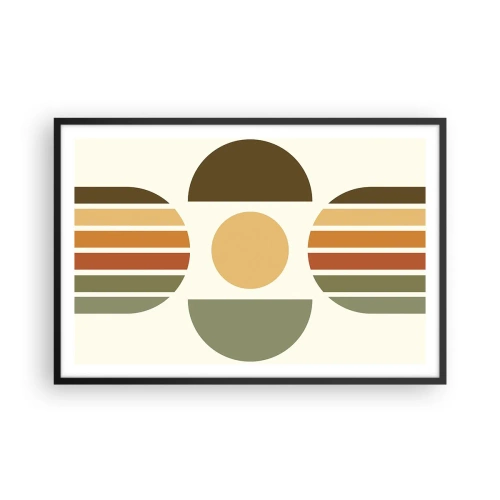 Poster in black frame - In the Colours of Soli - 91x61 cm