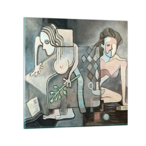 Glass picture - Mosaic of Spirit and Substance - 70x70 cm