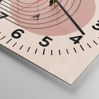 Clock face with numbers