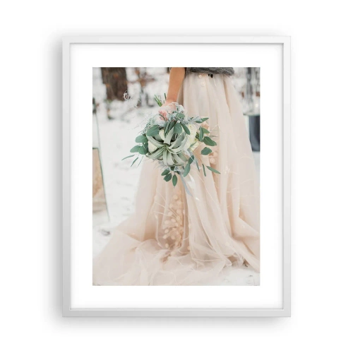 Poster in white frmae - And They Lived Long and Happily - 40x50 cm