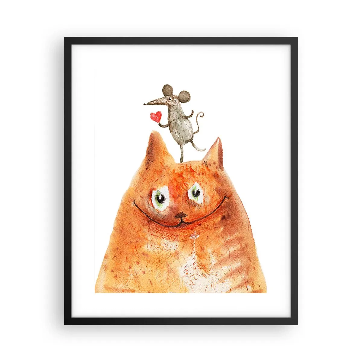 Poster in black frame - Love Paradoxes - 40x50 cm