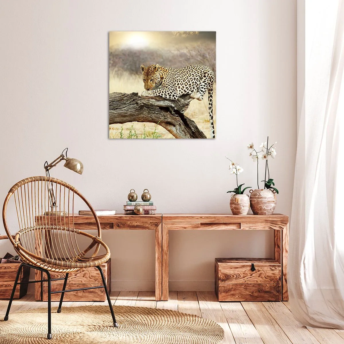 Canvas picture - I Mark My Own Path - 50x50 cm