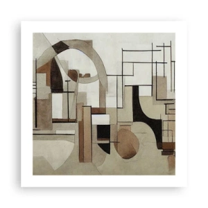 Poster - City Landscape 2.0 - 50x50 cm