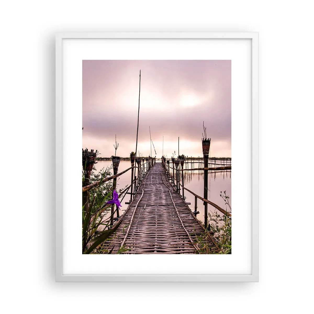 Poster in white frmae - Peace and Quiet of Asia - 40x50 cm