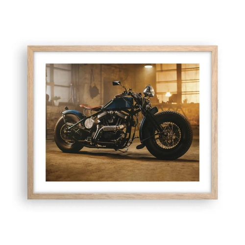 Poster in light oak frame - I Can Do Anything - 50x40 cm