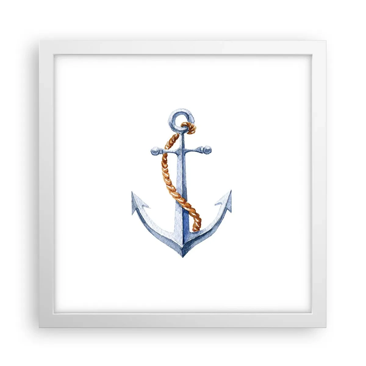 Poster in white frmae - Ahoy Adventure! - 30x30 cm