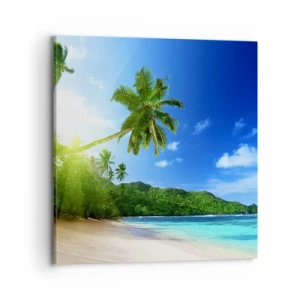 Canvas picture - Mild Touch of the Tropics - 70x70 cm
