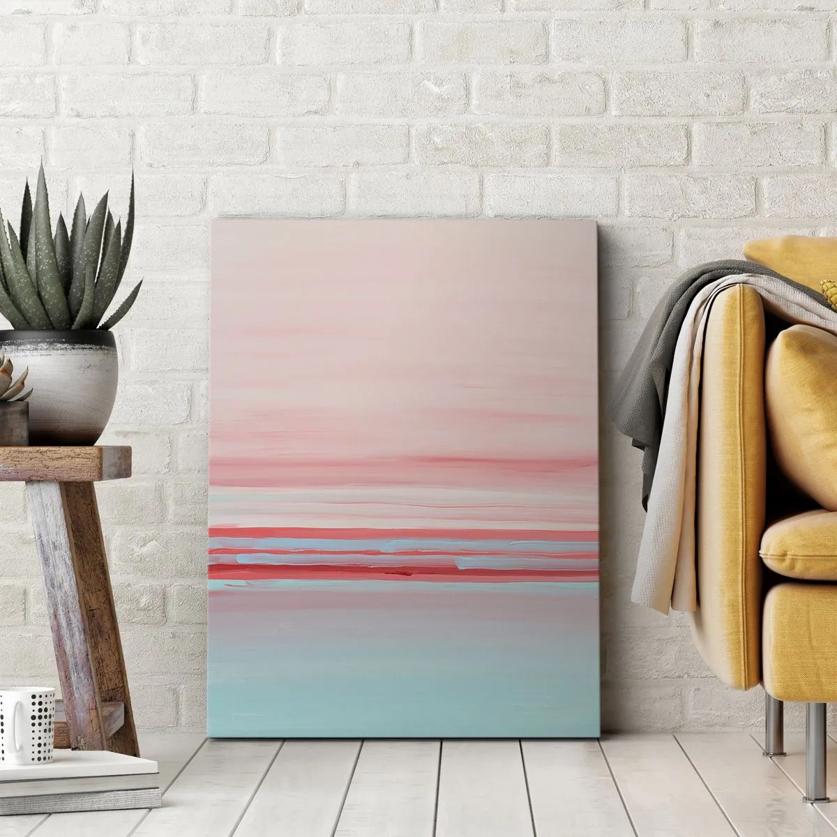 Canvas picture - Abstract at Dawn - 80x120 cm