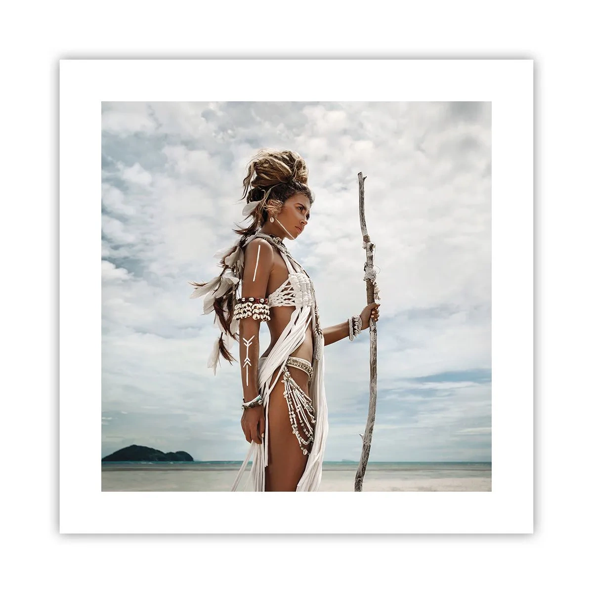 Poster - Queen of the Tropics - 40x40 cm