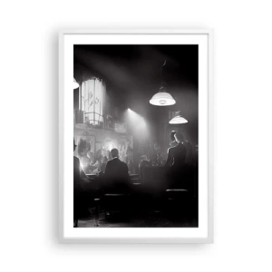 Poster in white frmae - In Jazz Ambiance - 50x70 cm