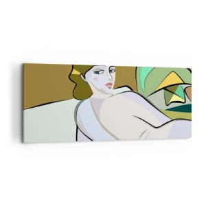 Canvas picture - Intimate Portrait - 100x40 cm
