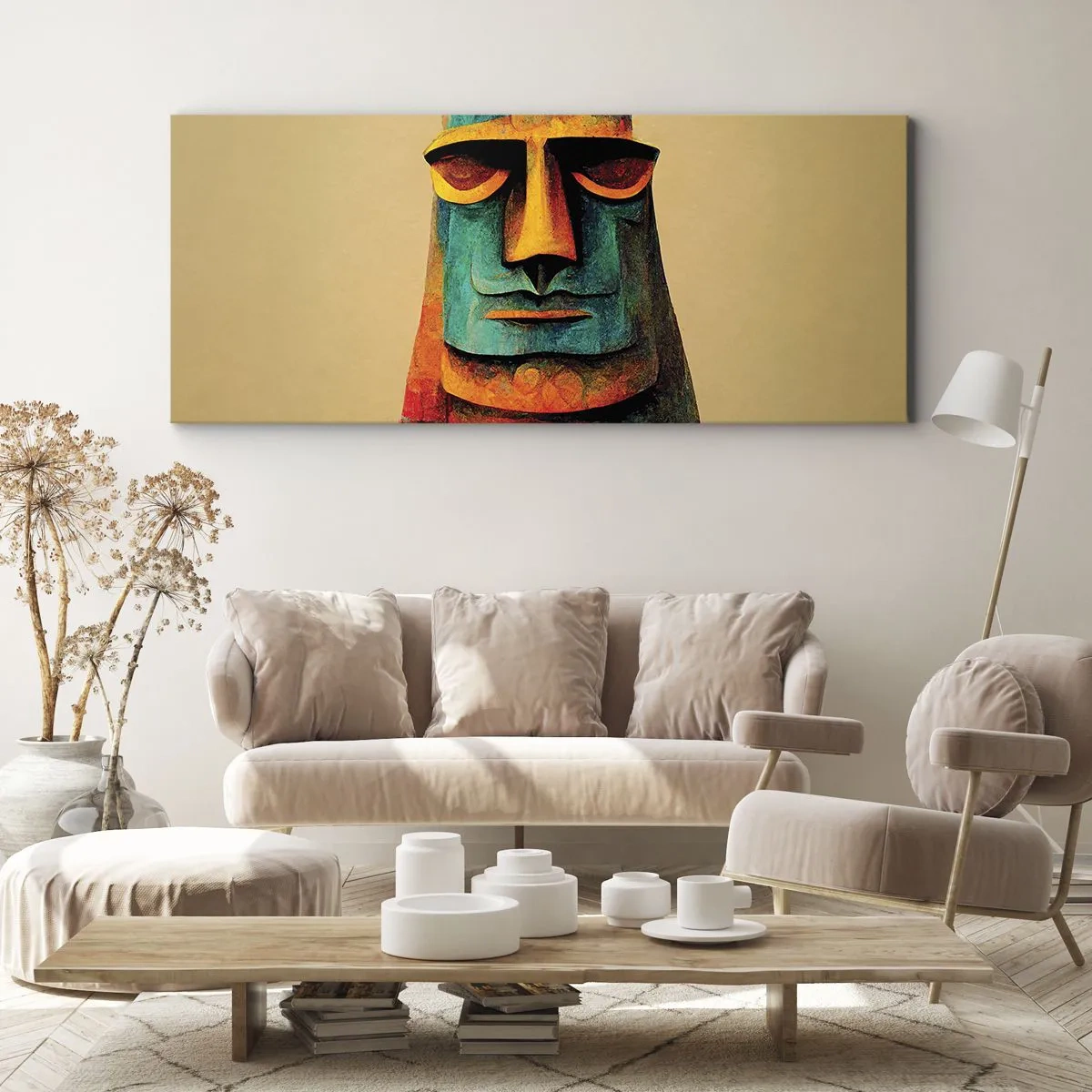 Canvas picture - Statuesque but Friendly - 120x50 cm