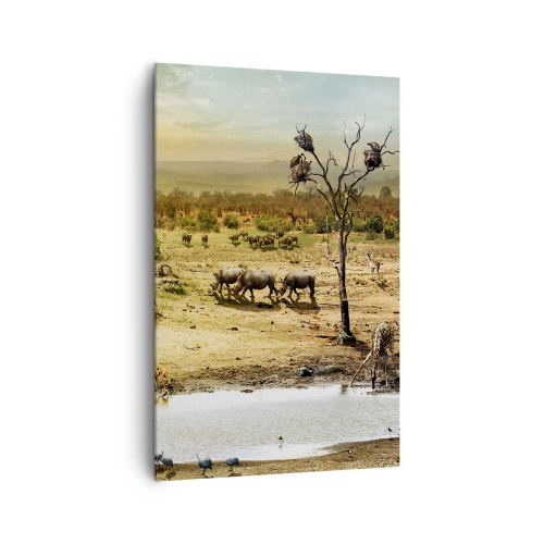 Canvas picture - There Is a River that Flows from Eden - 80x120 cm