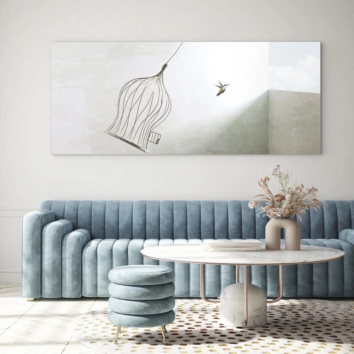 Glass picture - In His Element - 140x50 cm