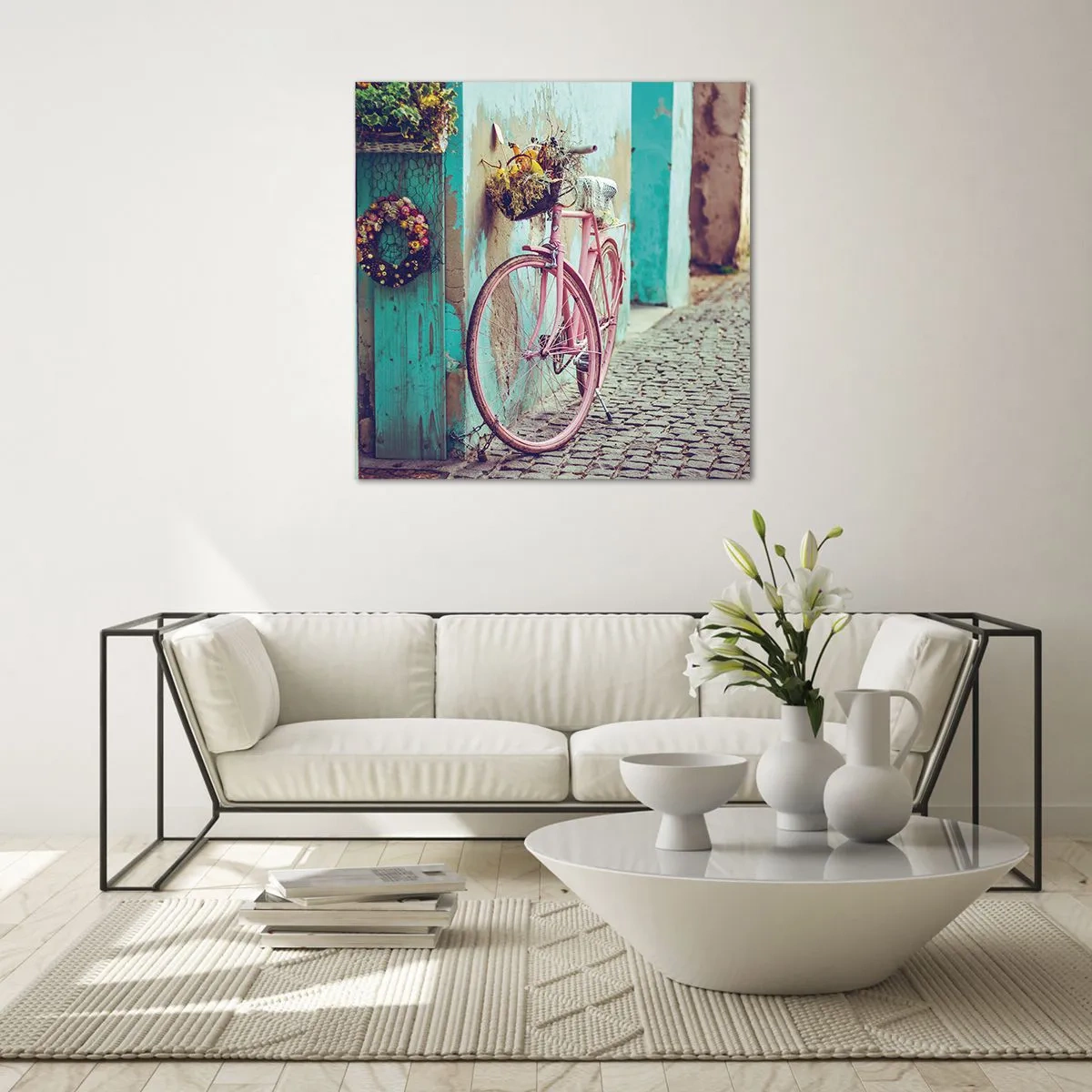 Glass picture - Be Right Back - 70x70 cm