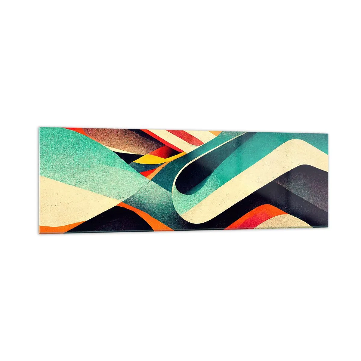 Glass picture - Intense Composition - 160x50 cm