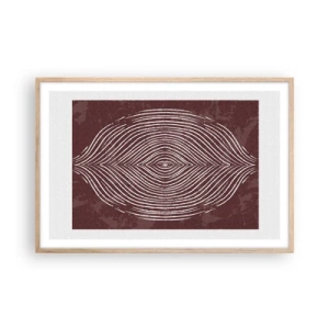 Poster in light oak frame - Space Talks - 91x61 cm