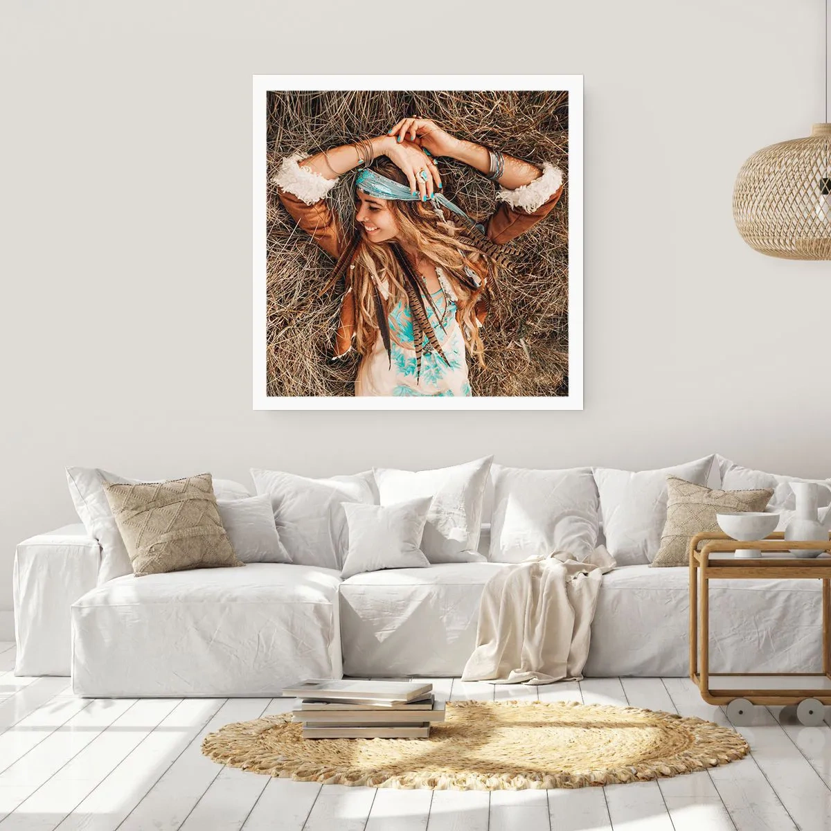 Poster - On the Way to the Summer of Love - 40x40 cm