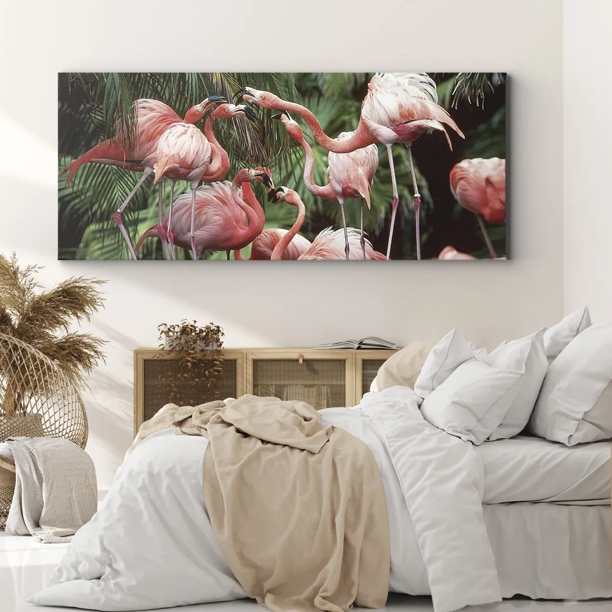 Canvas picture - Afternoon Gossip - 100x40 cm