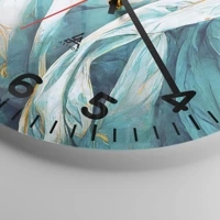 Clock face with numbers