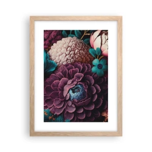 Poster in light oak frame - Rich Nature - 30x40 cm