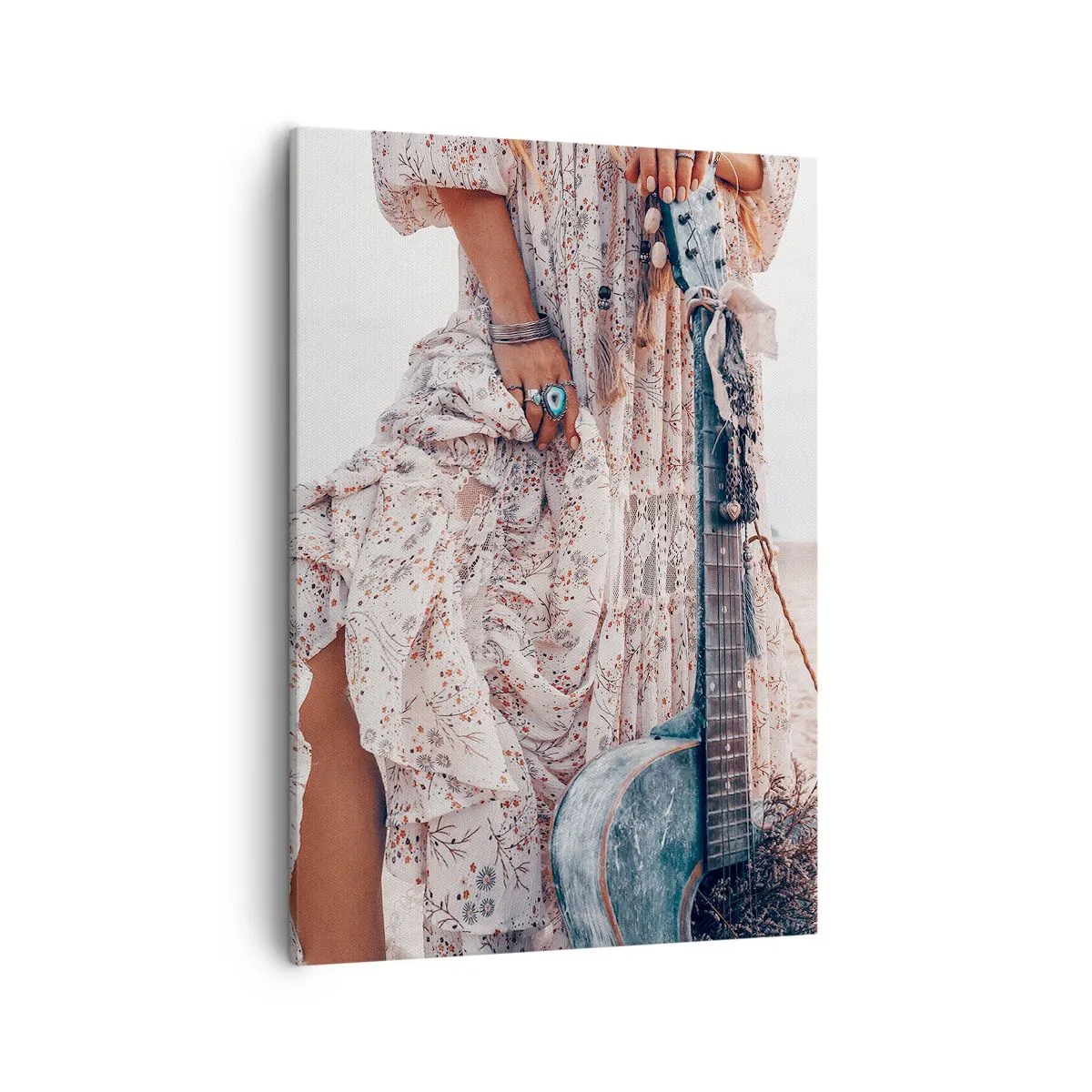 Canvas picture - Flower Chidlren on their Way - 50x70 cm