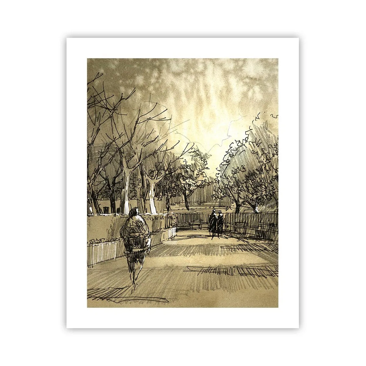 Poster - Moment Stopped with a Feather - 40x50 cm