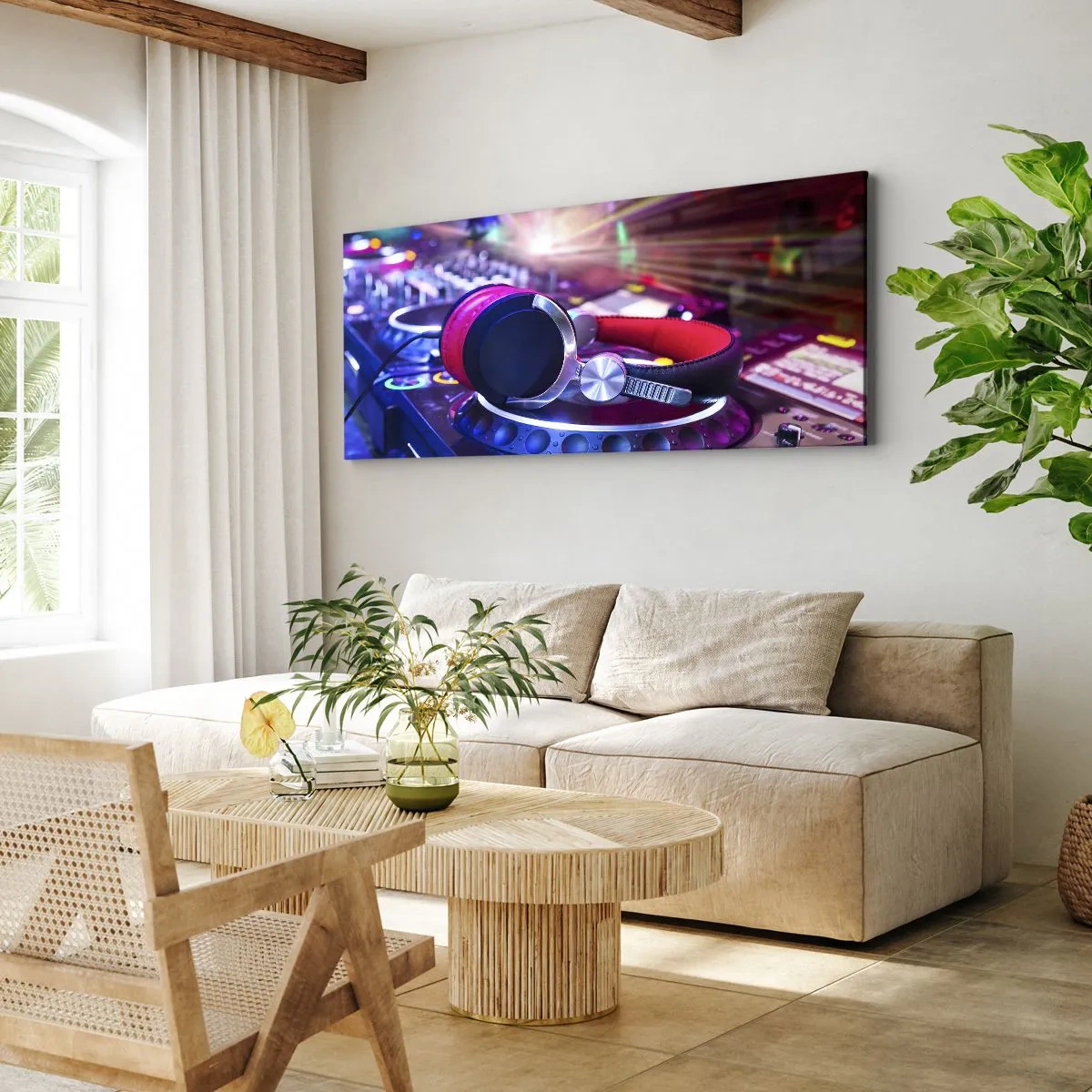 Canvas picture - Get on the Floor - 90x30 cm