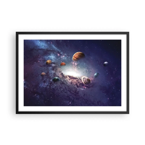 Poster in black frame - Solar-Dancing System - 70x50 cm