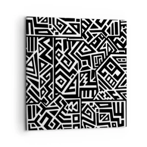 Canvas picture - Precolumbian Composition - 60x60 cm
