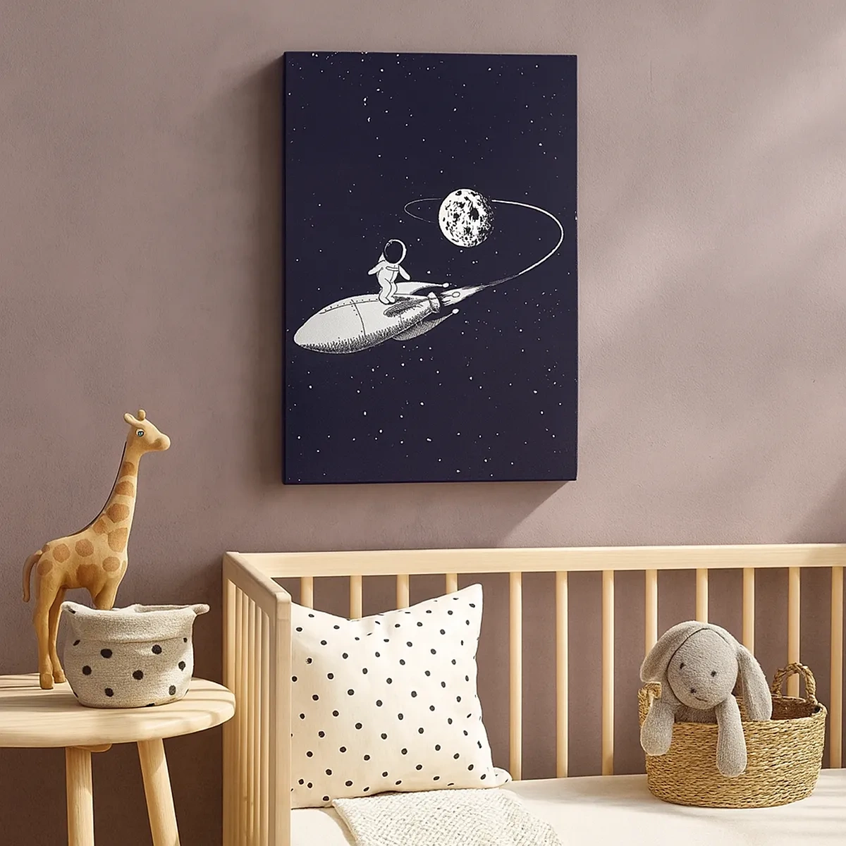 Canvas picture - Space Surfer - 50x70 cm