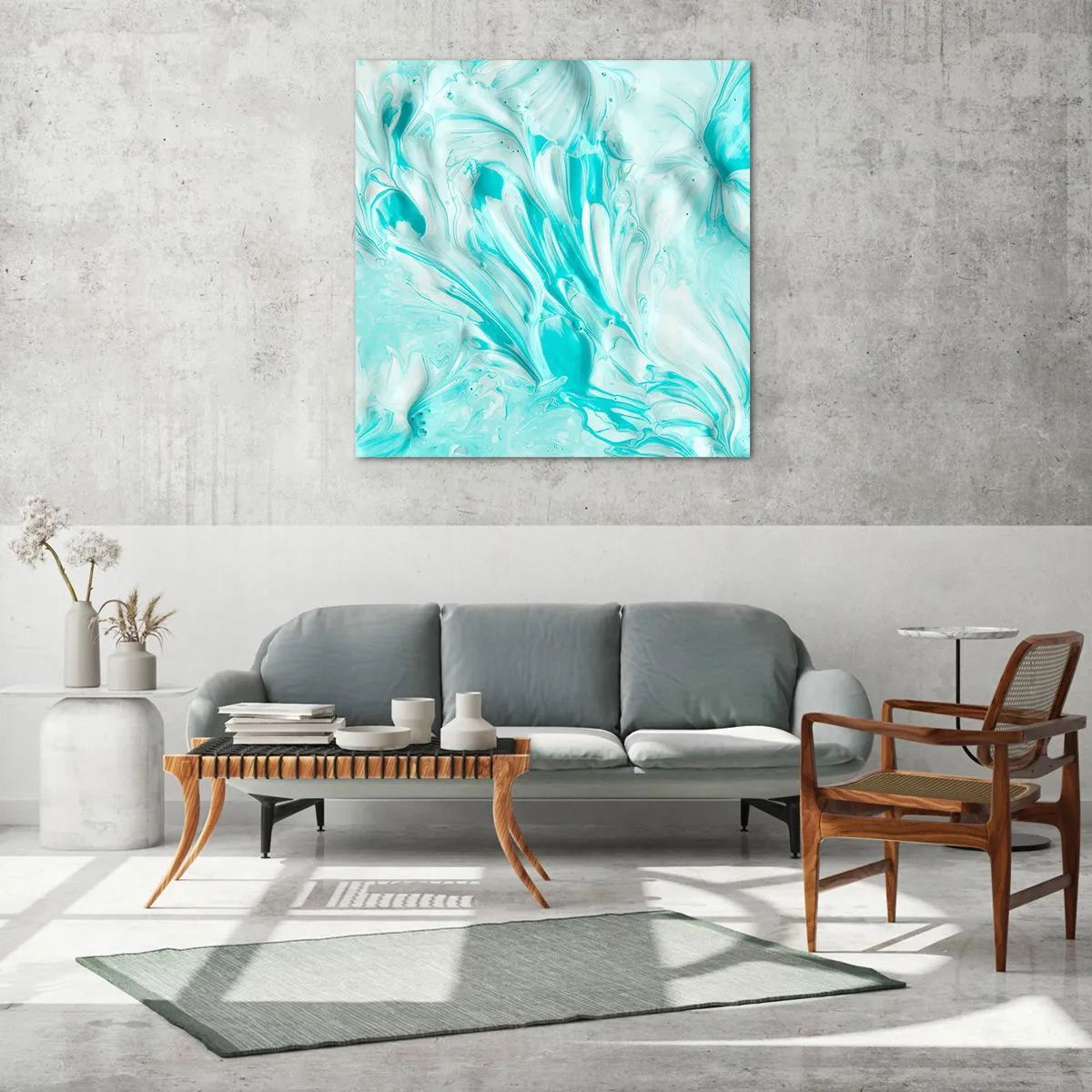 Glass picture - Together Forever - 30x30 cm