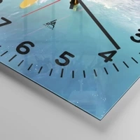 Clock face with numbers