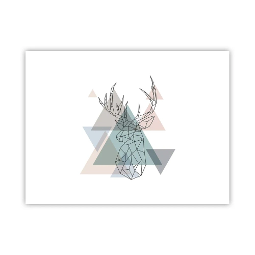 Poster - In a Geometrical Forest - 40x30 cm
