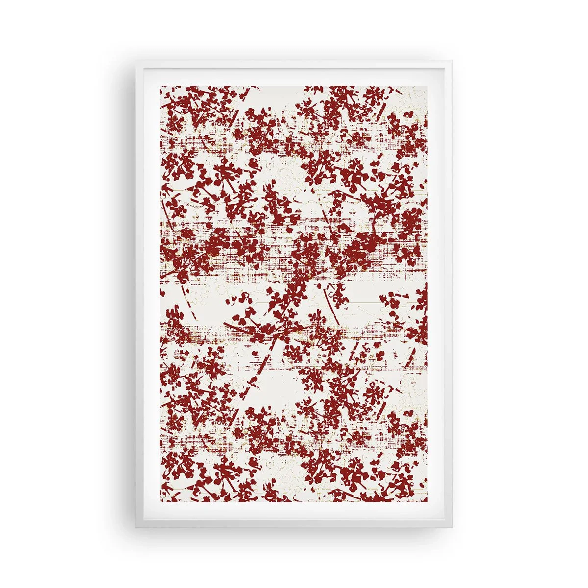 Poster in white frmae - Like Old-fashioned Percale - 61x91 cm