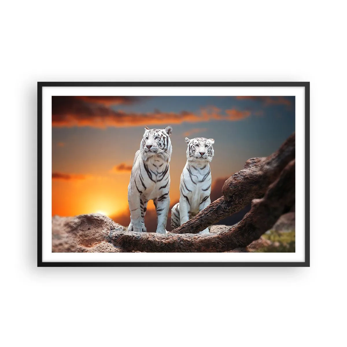 Poster in black frame - Just Like in Narnia - 91x61 cm