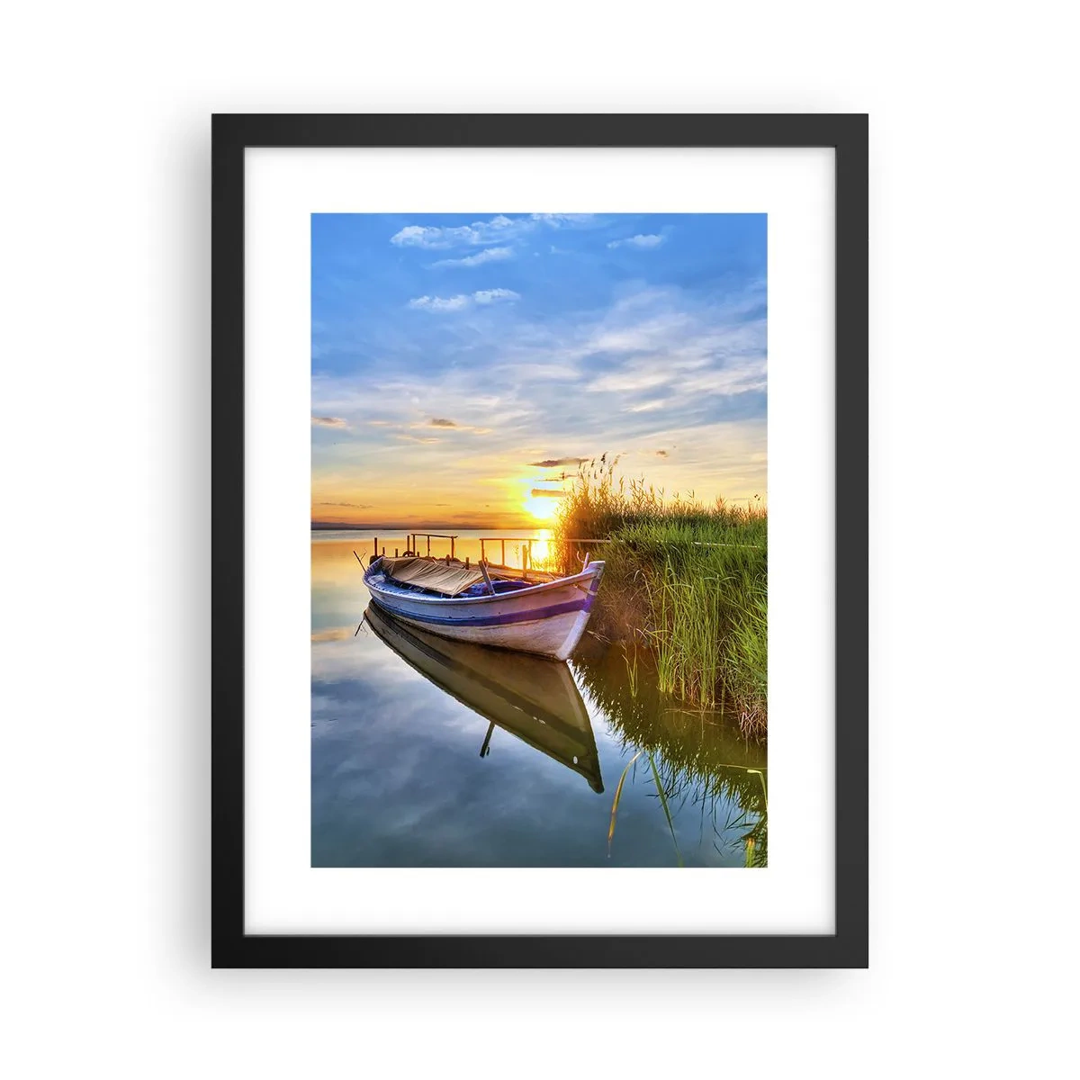 Poster in black frame - Bay of Fulfilled Dreams - 30x40 cm