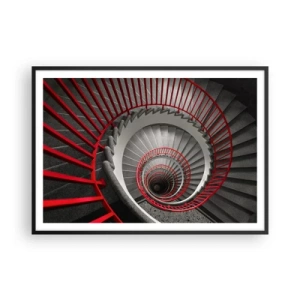 Poster in black frame - Games of Architecture - 100x70 cm